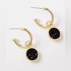LOFT circle drop hoop  Earring